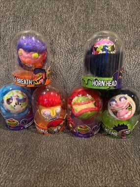 Madballs Series 1 Hairy Madness Unleashed! Foam Balls Complete Set Of 6